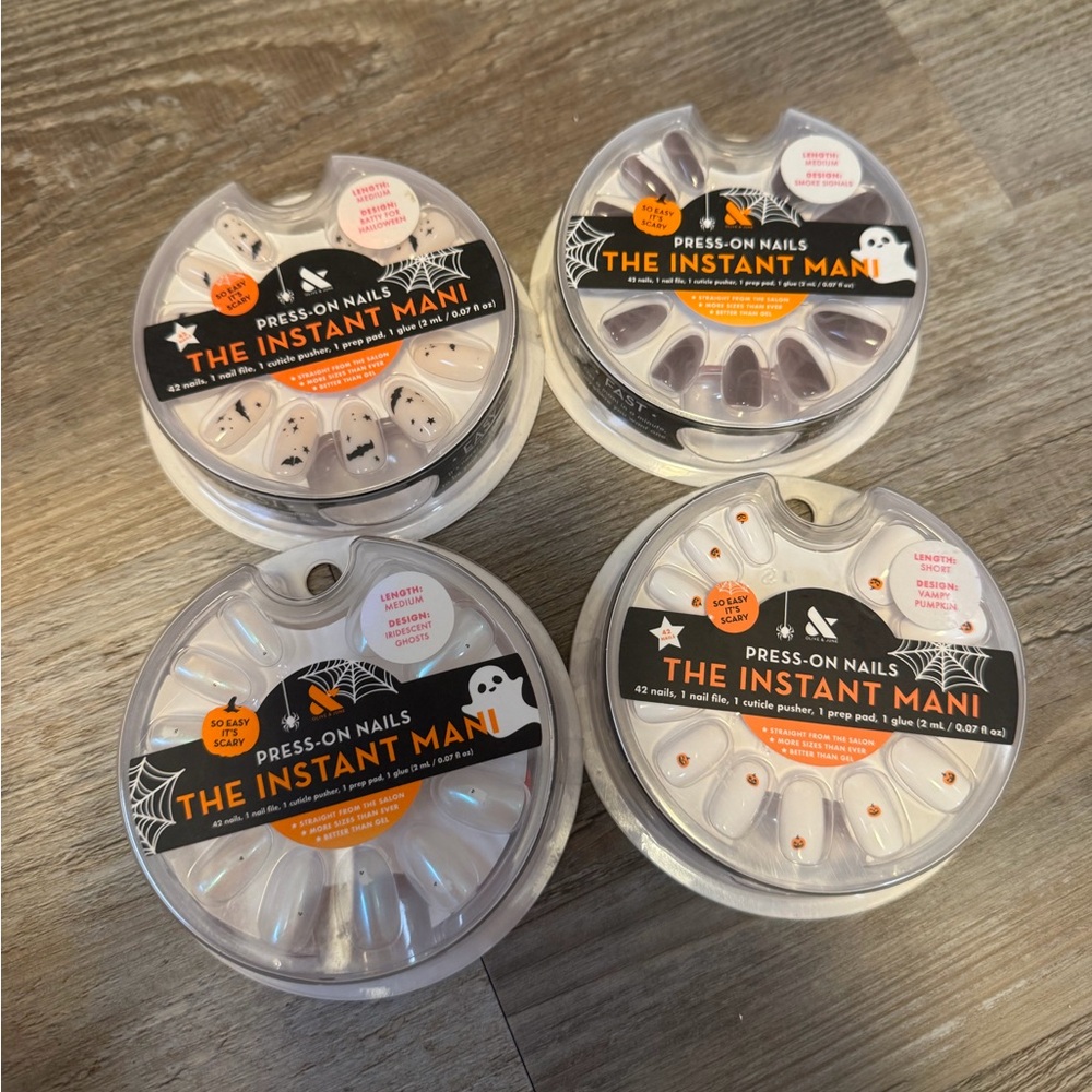 Press-On Nails Halloween Designs